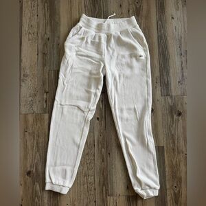 Alo Ivory Waffle Joggers